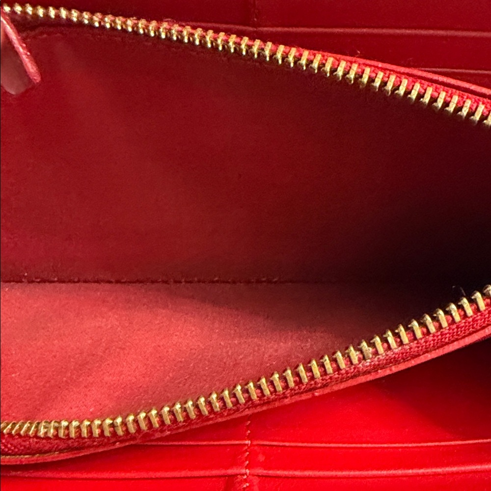 Authentic Christian Louboutin Navy Wallet with Silver Studs - Picture 13 of 16
